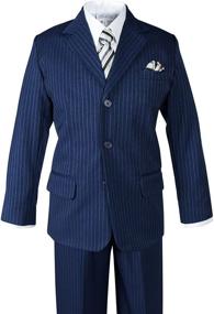 img 2 attached to 🧑 Spring Notion Boys Pinstripe Two-Piece Clothing Set for Boys, Including Suits & Sport Coats