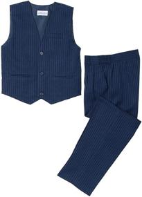 img 3 attached to 🧑 Spring Notion Boys Pinstripe Two-Piece Clothing Set for Boys, Including Suits & Sport Coats