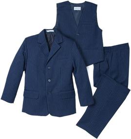 img 4 attached to 🧑 Spring Notion Boys Pinstripe Two-Piece Clothing Set for Boys, Including Suits & Sport Coats