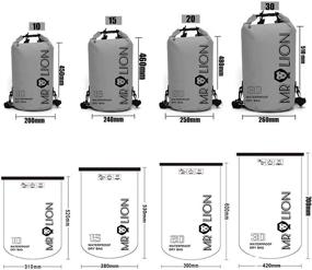 img 3 attached to Waterproof Dry Bag Compression Kayaking Sports & Fitness
