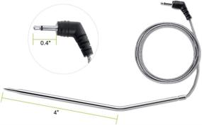 img 1 attached to 🌡️ ThermoPro Official Stainless Steel Probe Replacement for TP06S, TP07, TP09, TP16, TP16S - High-Quality Stainless Meat Probe