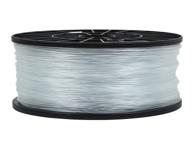 1kg spool of monoprice crystal clear abs 3d printer filament logo