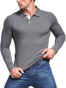 img 2 attached to Aiyino Men's Fashion Sleeve Shirts: Expertly Designed Clothing