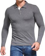 aiyino men's fashion sleeve shirts: expertly designed clothing logo