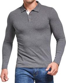 img 4 attached to Aiyino Men's Fashion Sleeve Shirts: Expertly Designed Clothing