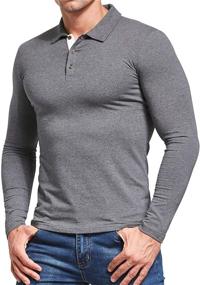 img 3 attached to Aiyino Men's Fashion Sleeve Shirts: Expertly Designed Clothing