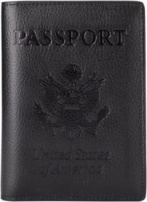 img 1 attached to Passport Wallet Holder Window Blocking Travel Accessories