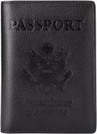 passport wallet holder window blocking travel accessories logo