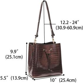 img 1 attached to Duomier Designer Handbags Crossbody Shoulder