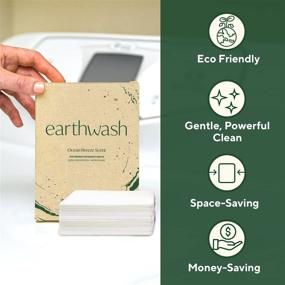 img 3 attached to 🌍 Eco-Friendly Earthwash Laundry Sheets: Plastic-Free, Biodegradable Strips for Travel & Home Use - Scent-Free, Easy Dissolve Detergent for 32 Loads