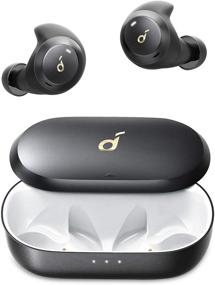 img 4 attached to 🎧 Anker Soundcore Spirit Dot 2 True Wireless Earbuds - Enhanced Bass, Waterproof IPX7, Sweatproof, 16 Hours Playtime, Fast Charging, Comfortable AirWings, Bluetooth 5.0, Sports Earphones for Workout, Gym, Jogging