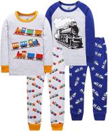 🚧 boys' christmas excavator pajamas - toddler pyjamas for boys' apparel logo