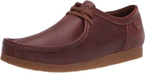 img 4 attached to Clarks Shacre Moccasin Black Leather Men's Shoes for Loafers & Slip-Ons