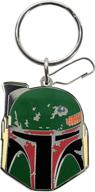 🔑 gray plasticolor star wars boba fett keychain - 004302r01 logo