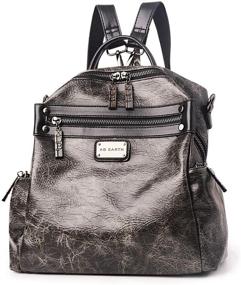img 4 attached to Women's Convertible Mini Backpack Purse with Handbags and Wallets