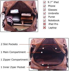 img 1 attached to Women's Convertible Mini Backpack Purse with Handbags and Wallets