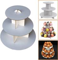 🧁 adorox cardboard cupcake dessert stacker: organize and showcase your sweet treats! логотип