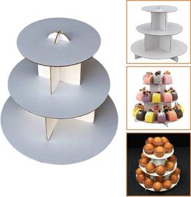 img 4 attached to 🧁 Adorox Cardboard Cupcake Dessert Stacker: Organize and Showcase Your Sweet Treats!