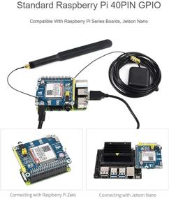 img 2 attached to 📶 SIM7600A-H 4G/3G/GNSS HAT модуль для Raspberry Pi Zero/Zero W/2B/3B/4B/Jetson Nano: LTE CAT4, 150Mbps, ГНСС позиционирование