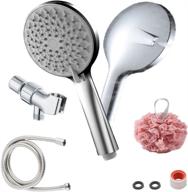 handled handheld pressured detachable showerhead logo