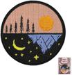 munan explore outdoor embroidered applique logo