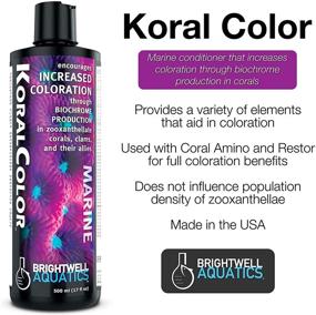 img 2 attached to 🐠 Brightwell Aquatics KoralColor: Enhance Coloration in Corals, Clams & Allies with this Marine Water Conditioner