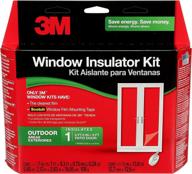 🚪 3m outdoor patio door clear insulation kit for large windows and sliding doors, heat/cold insulation, 1-door kit - 7ft. x 9.3ft. логотип