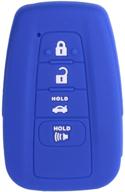 🔑 2018 2019 camry smart remote blue silicone key fob skin cover case protector shell by xuhang logo