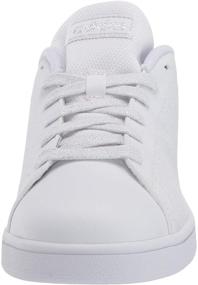 img 3 attached to 👟 Adidas Unisex Child Advantage Silver Medium Girls' Athletic Shoes: Superior Performance and Style