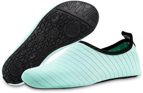 img 3 attached to TW Black Women's Athletic Shoes - Water Barefoot Quick Dry Exercise