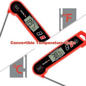 img 1 attached to Водонепроницаемый термометр Tevokon со складным грилем