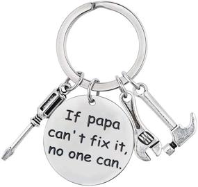 img 4 attached to 🎅 XGAKWD Fathers Christmas Birthday Keychain: The Perfect Gift for Dads on Special Occasions!