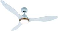 🔌 nocolliny 52&#34; modern ceiling fan with led, silent dc motor and remote controller логотип