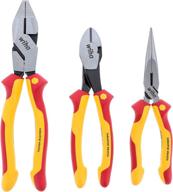 🔌 wiha 32968 insulated pliers cutters: reliable tool for safe electrical work логотип