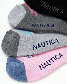 img 2 attached to 🧦 Nautica Women's Low Cut Athletic Socks with Cushioned Comfort - Pack of 12 (Moisture Control Included)