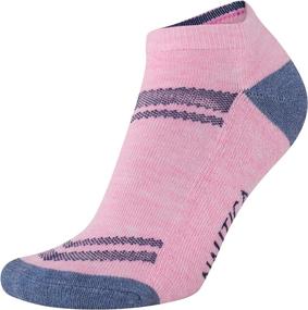 img 1 attached to 🧦 Nautica Women's Low Cut Athletic Socks with Cushioned Comfort - Pack of 12 (Moisture Control Included)