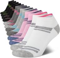 🧦 nautica women's low cut athletic socks with cushioned comfort - pack of 12 (moisture control included) logo