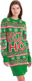 img 4 attached to Followme Christmas Holiday Sweater 6872 225 M Women's Clothing in Dresses