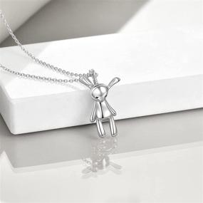 img 2 attached to YFN Sterling Silver Pendant Necklace - Girls' Jewelry for Perfect Style