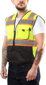 img 1 attached to 🔒 Enhance Workplace Safety with Kolossus Deluxe Visibility Frontal Pockets Occupational Health & Safety Products