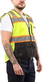 img 3 attached to 🔒 Enhance Workplace Safety with Kolossus Deluxe Visibility Frontal Pockets Occupational Health & Safety Products