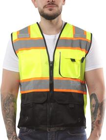 img 4 attached to 🔒 Enhance Workplace Safety with Kolossus Deluxe Visibility Frontal Pockets Occupational Health & Safety Products