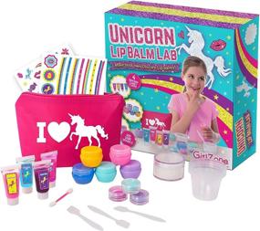img 4 attached to 🦄 GirlZone Unicorn Lip Gloss Kit: Create Your Own Lip Balm with Fun Girls Lip Gloss Sets for Kids - 22 Pieces Including Makeup Bag. Great Gifts for Girls! Lip Gloss Kit Girls Toys
