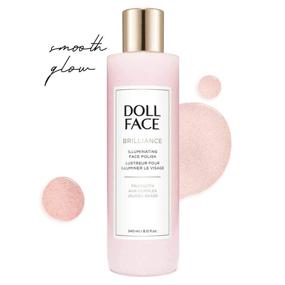 img 2 attached to 💎 DOLL FACE Brilliance: Illuminating Face Polish & Pore Purifier, 8oz - Facial Exfoliator Scrub