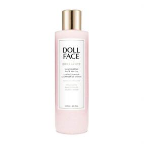 img 3 attached to 💎 DOLL FACE Brilliance: Illuminating Face Polish & Pore Purifier, 8oz - Facial Exfoliator Scrub