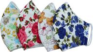 🌸 dust protection face masks - floral pack logo