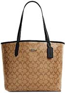 👜 stylish coach womens signature canvas brown handbags & wallets for totes logo