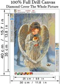 img 3 attached to Diamond Painting Number Embroidery Stitch Painting, Drawing & Art Supplies in Painting