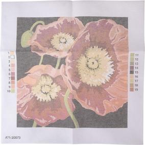 img 1 attached to Stunning Red Poppy Trio Needlepoint Kit - DIMENSIONS, 14'' x 14''