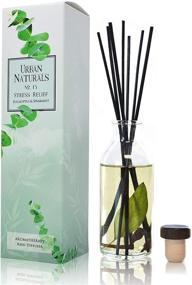 img 4 attached to 🌿 Urban Naturals Eucalyptus Spearmint Aromatherapy Diffuser Set for Stress Relief and Home Fragrance, Fresh Scent Room Freshener + Decor, Ideal Home Gift. Vegan